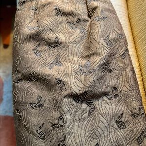 Handmade brocade-type pencil skirt